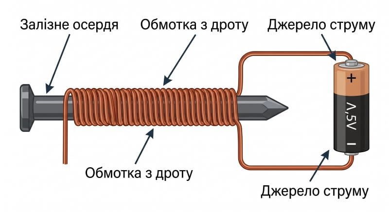 § 14. Електромагніти та їх застосування